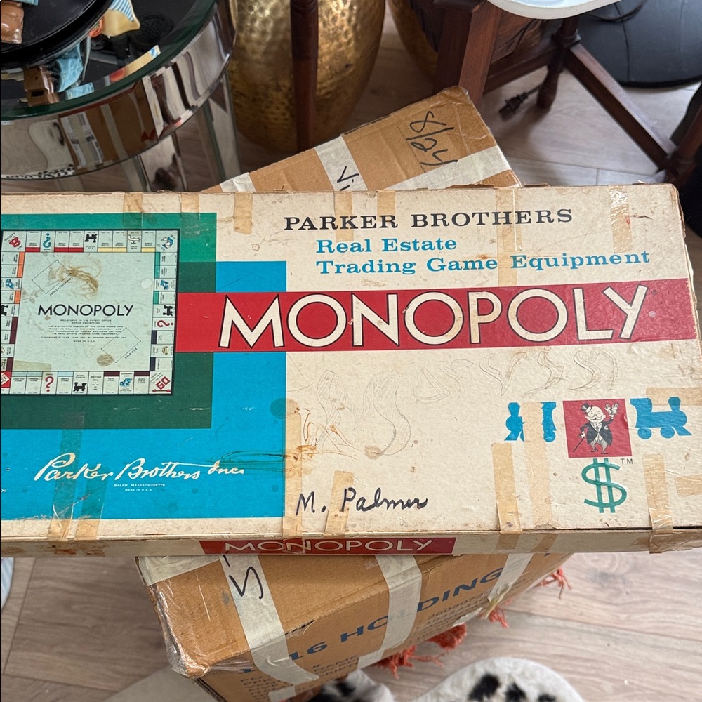 Monopoly Board Game by Parker Brothers - Classic Red and Blue Edition